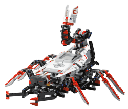 LEGO-робот 4х4 с 2-мя датчиками цвета и датчиком расстояния для шорт-трека. Инструкция по сборке